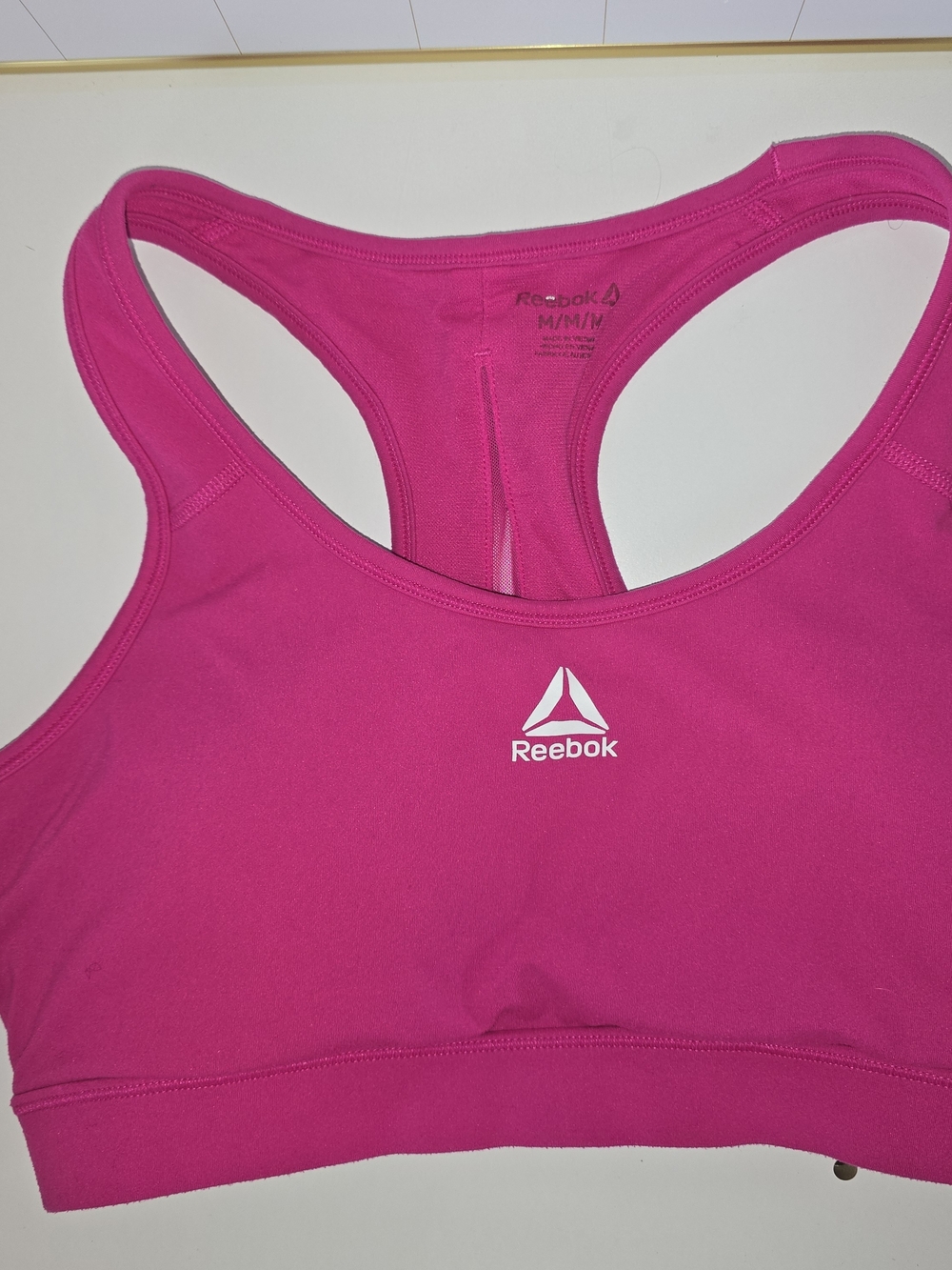 Reebok Hot Pink Racerback Sports Bra